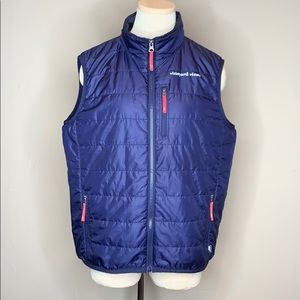 Vineyard Vines boys puffer vest, navy, size XL(18)